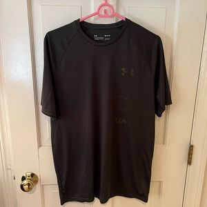 Under Armour Men's Gray Logo Athletic Shirt Size Medium New